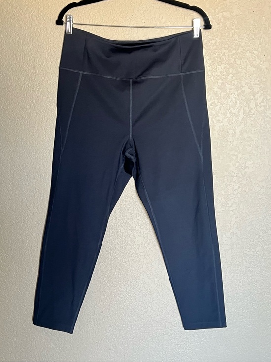 girlfriend collective Pants - Girlfriend Collective Compressive High Rise Leggings & Sports Bra Set XXL Navy